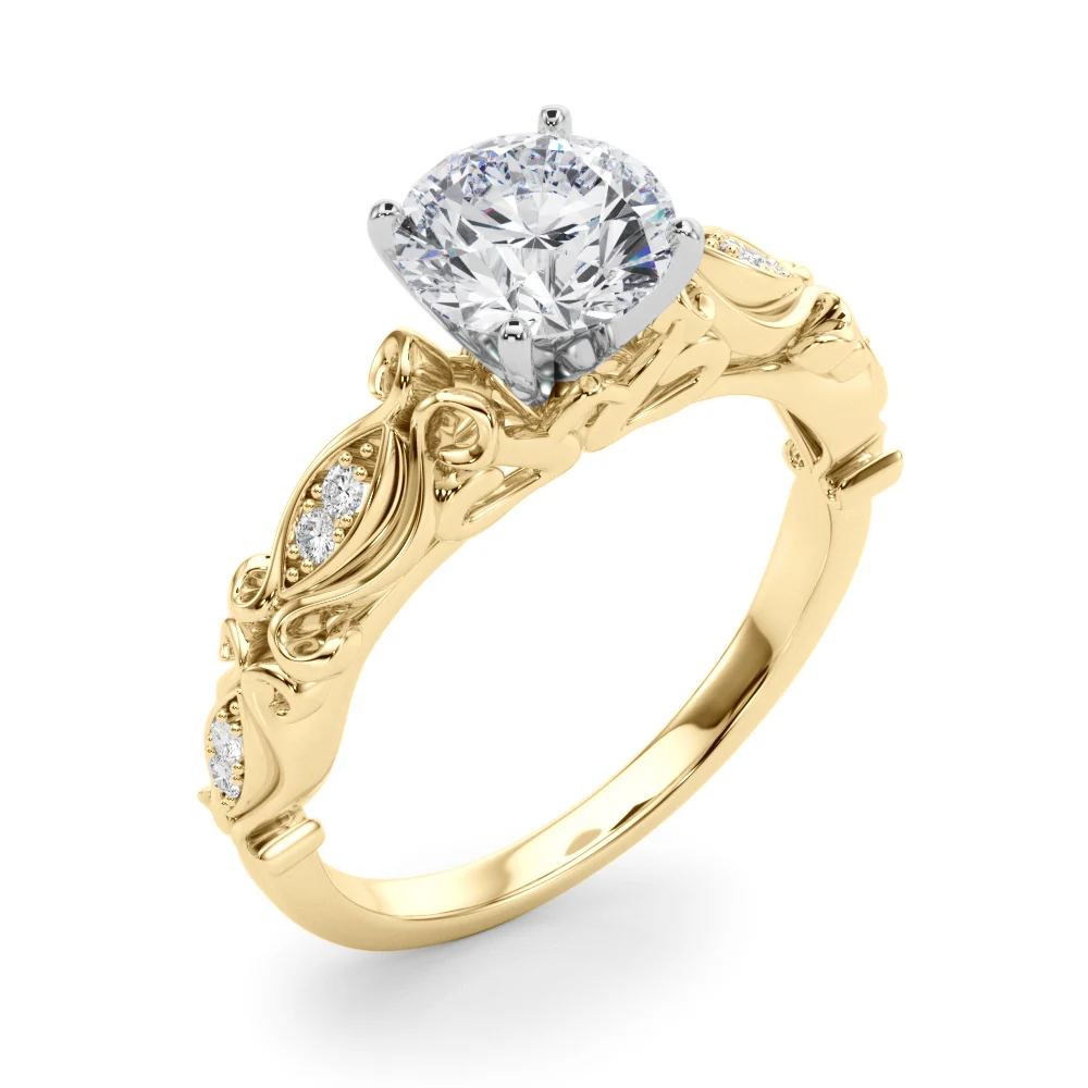 Vintage Inspired Engagement Ring - Image 8