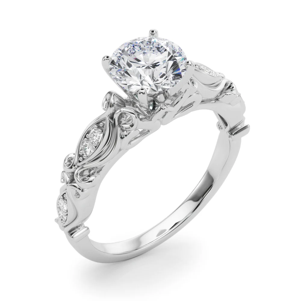 Vintage Inspired Engagement Ring - Image 4