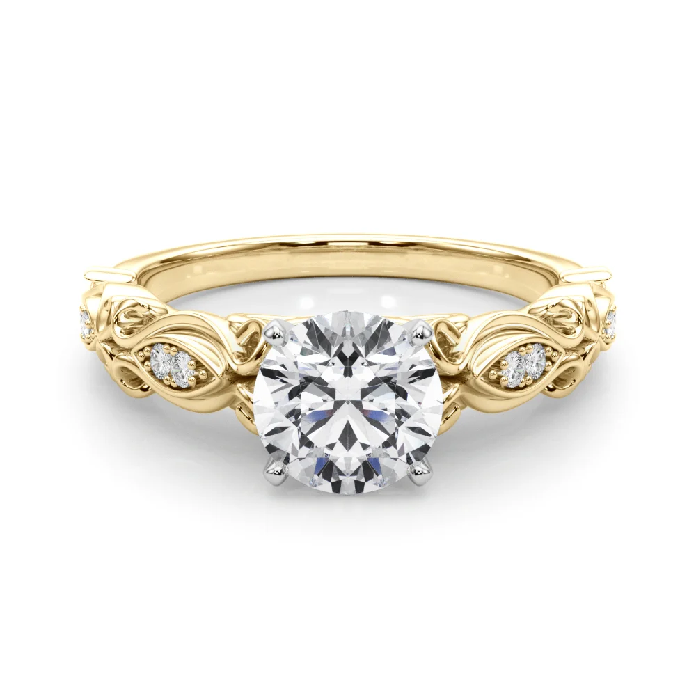 Vintage Inspired Engagement Ring - Image 7