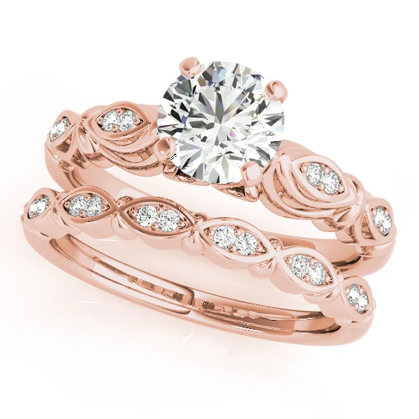 Antique Style Marquise Shape Engagement Ring - Image 11