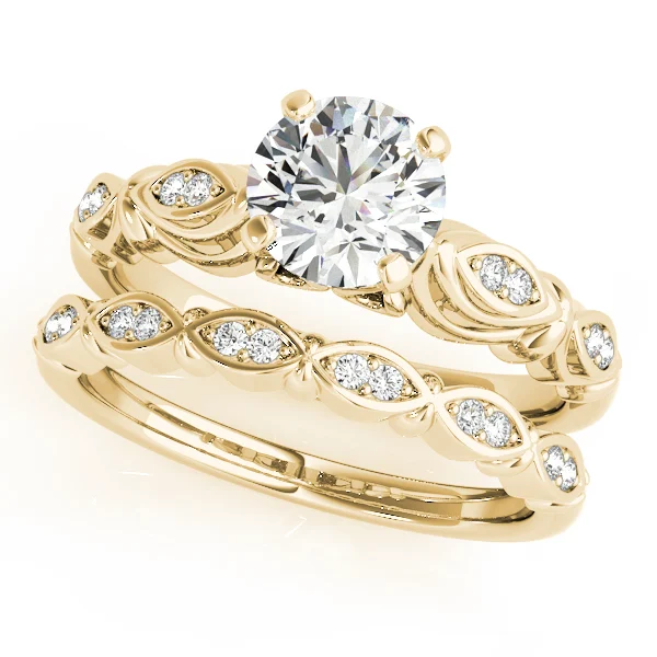 Antique Style Marquise Shape Engagement Ring - Image 7