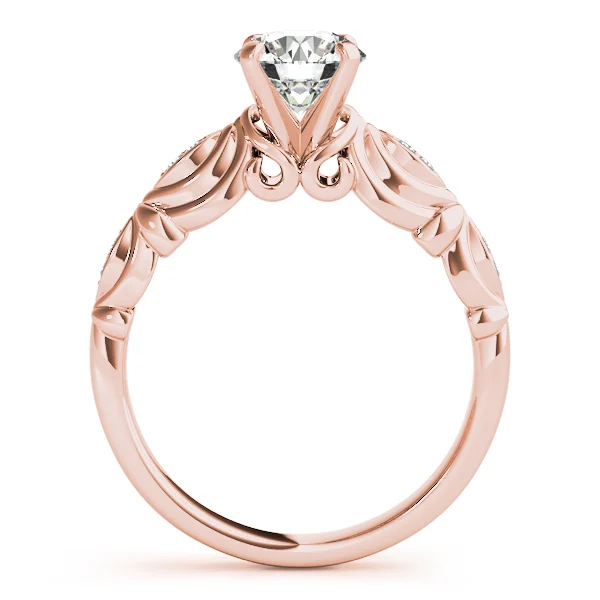 Antique Style Marquise Shape Engagement Ring - Image 10