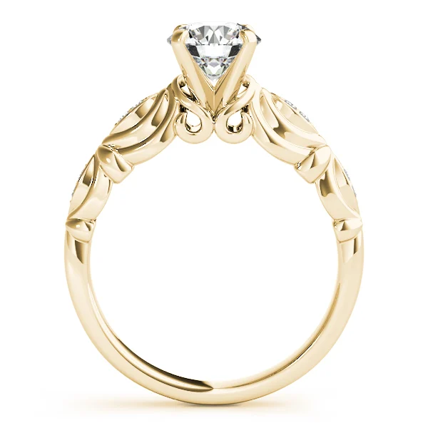 Antique Style Marquise Shape Engagement Ring - Image 6