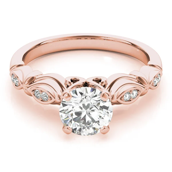 Antique Style Marquise Shape Engagement Ring - Image 12