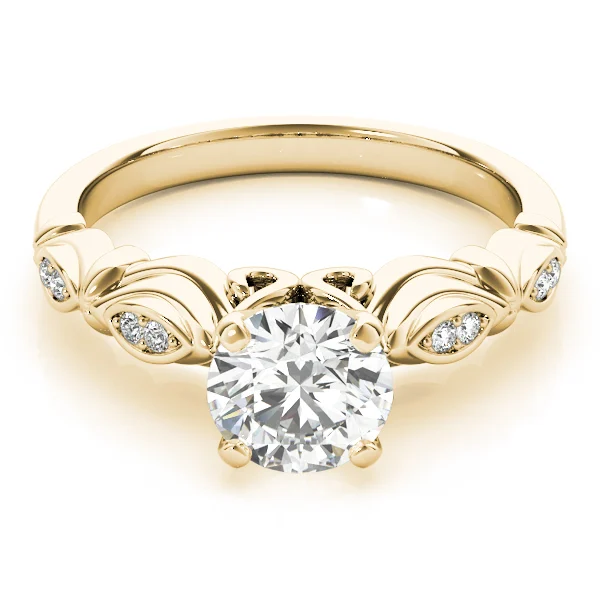 Antique Style Marquise Shape Engagement Ring - Image 8