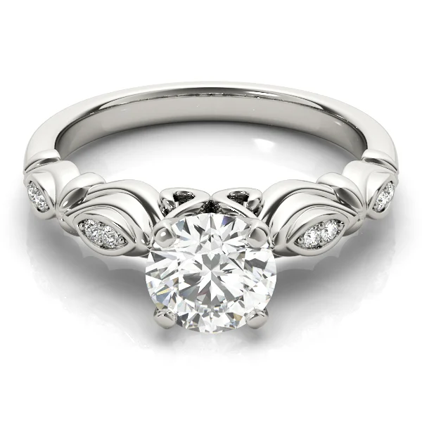 Antique Style Marquise Shape Engagement Ring - Image 4