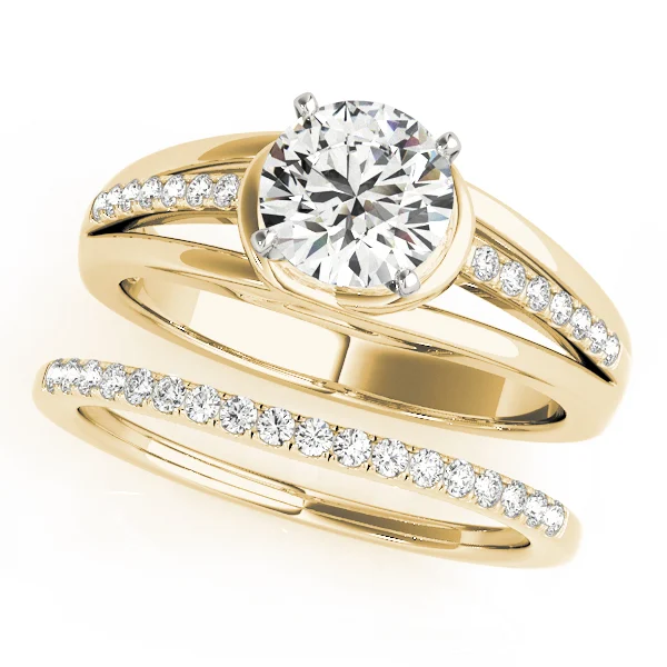 Single Row Prong Engagement Ring - Image 6