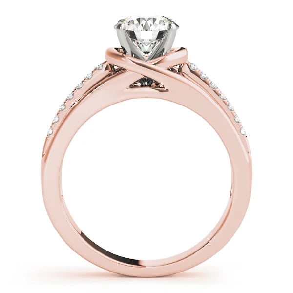 Single Row Prong Engagement Ring - Image 8