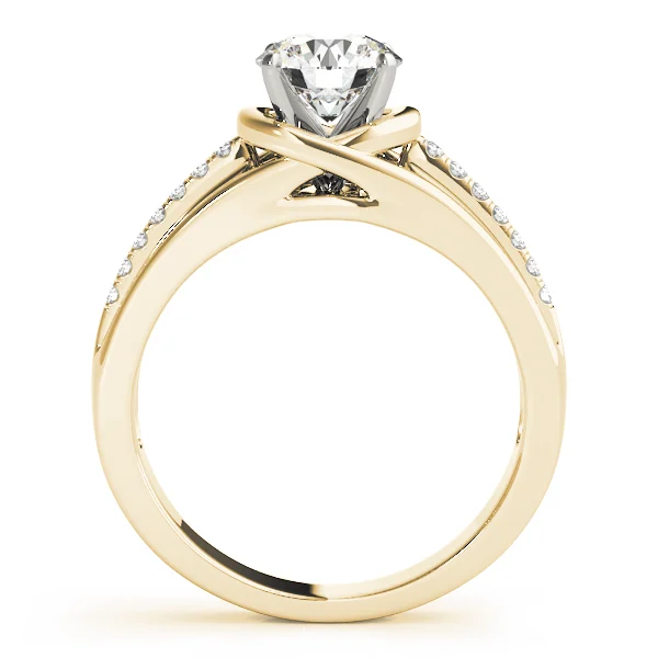 Single Row Prong Engagement Ring - Image 5