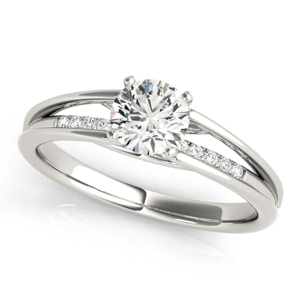 ENGAGEMENT RINGS SINGLE ROW PRONG