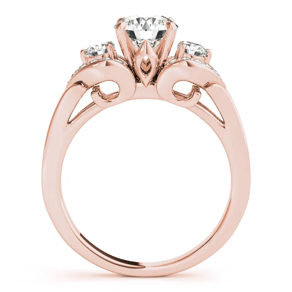 ENGAGEMENT RINGS 3 STONE ROUND - Image 8