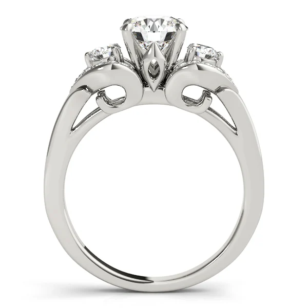ENGAGEMENT RINGS 3 STONE ROUND - Image 2