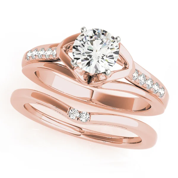 Single Row Prong Engagement Ring - Image 9