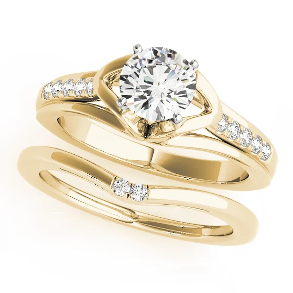 Single Row Prong Engagement Ring - Image 6