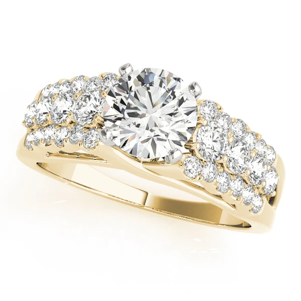 Multirow Pavé Engagement Rings - Image 4