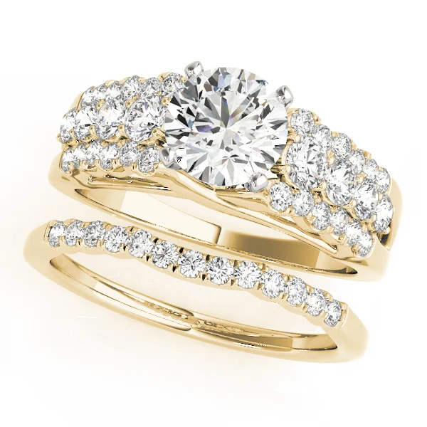 Multirow Pavé Engagement Rings - Image 6