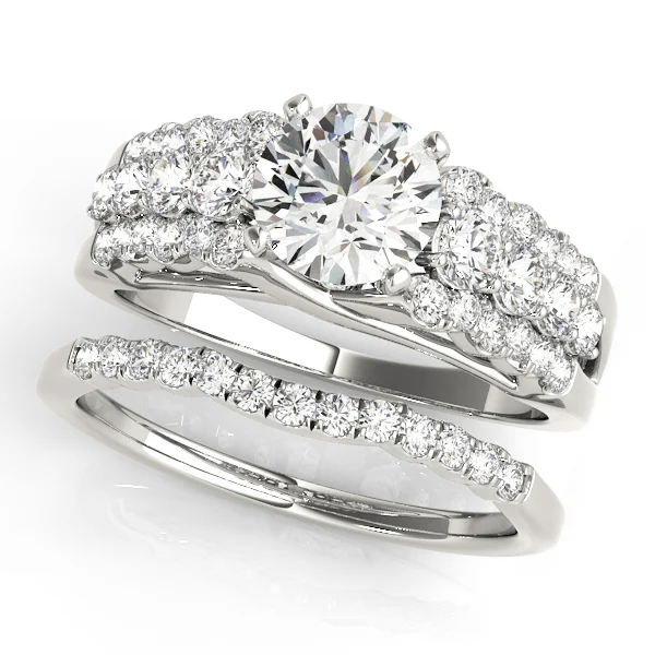 Multirow Pavé Engagement Rings - Image 3