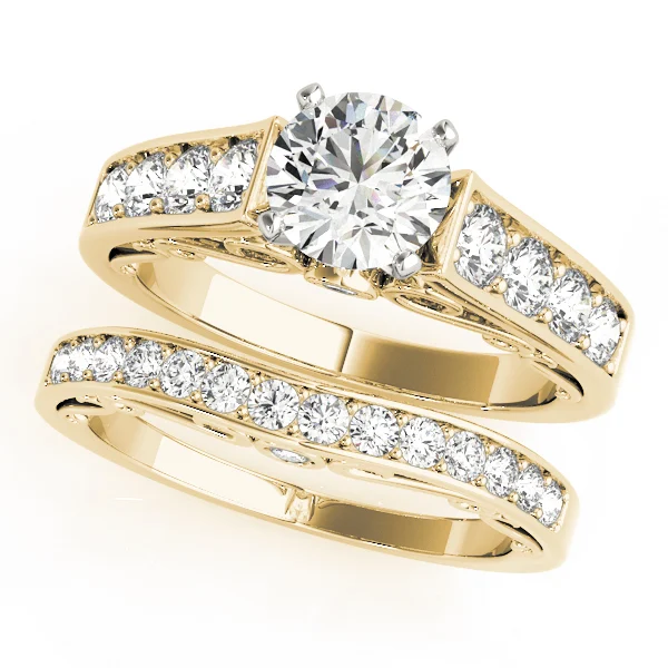 Single-Row Concealed Stone Engagement Ring - Image 6