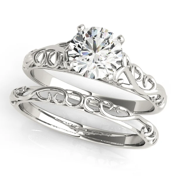 Vintage Inspired Solitaire Engagement Ring - Image 3