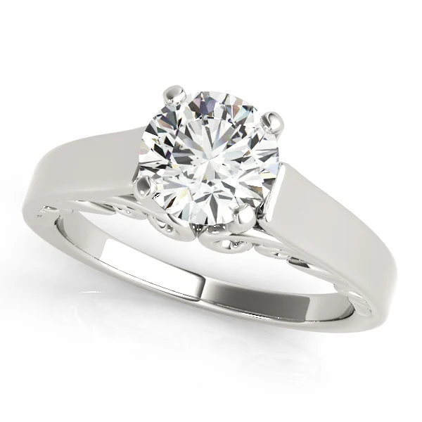 Cathedral Prong Set Engagement Ring