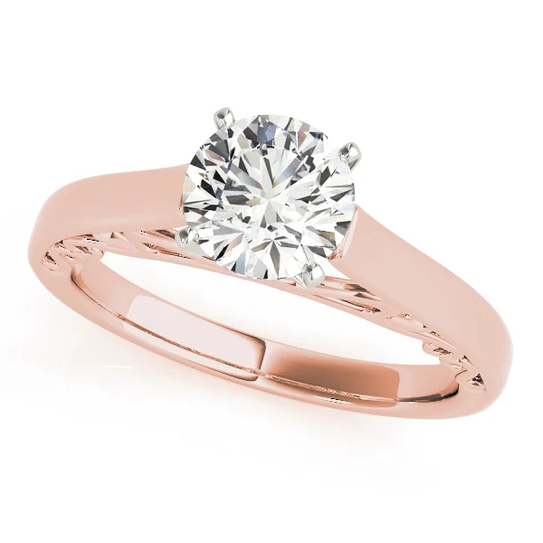 Solitaire Cathedral Engagement Ring - Image 7