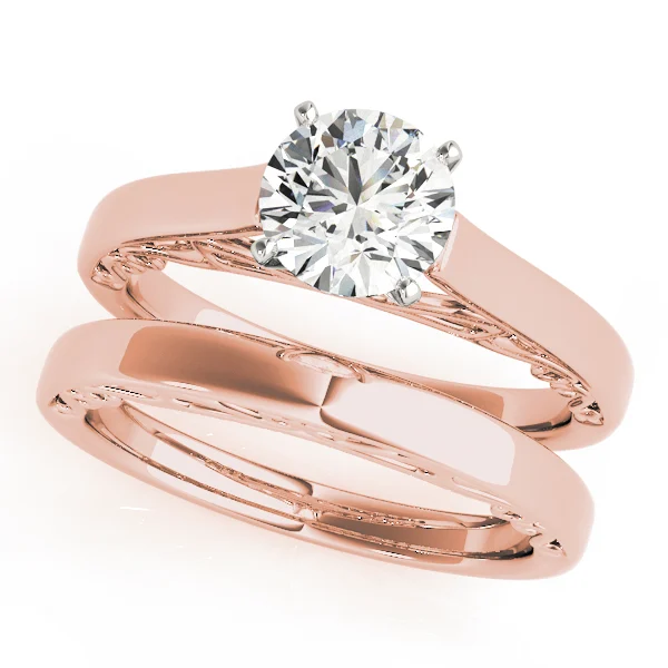 Solitaire Cathedral Engagement Ring - Image 9