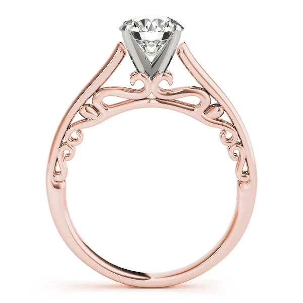 Solitaire Cathedral Engagement Ring - Image 8