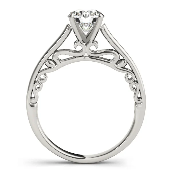 Solitaire Cathedral Engagement Ring - Image 2