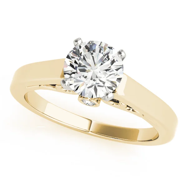 Solitaire Filigree Engagement Ring - Image 4