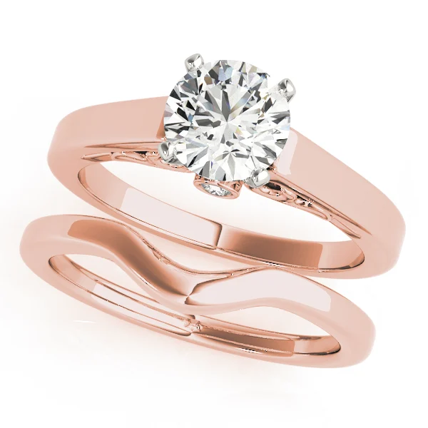 Solitaire Filigree Engagement Ring - Image 9