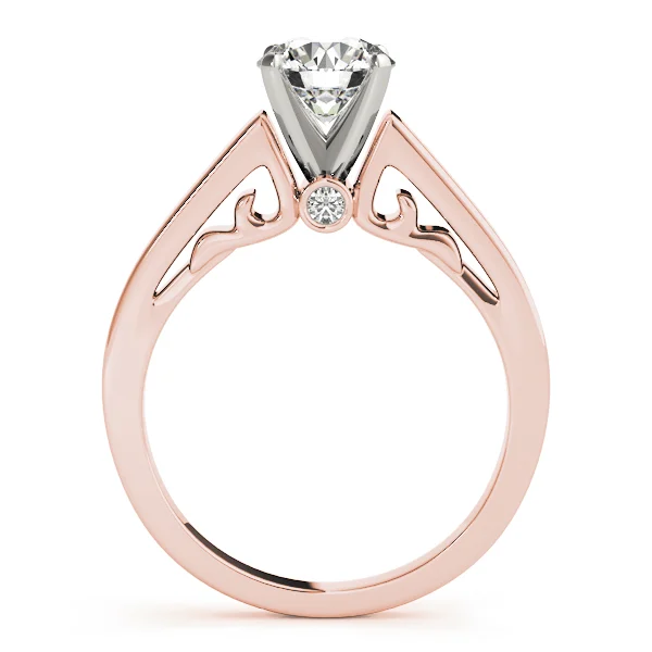 Solitaire Filigree Engagement Ring - Image 8