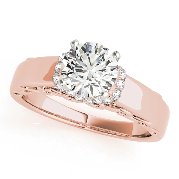 Vintage Filigree Halo Engagement Ring - Image 7