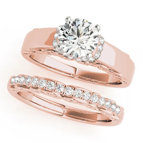 Vintage Filigree Halo Engagement Ring - Image 9