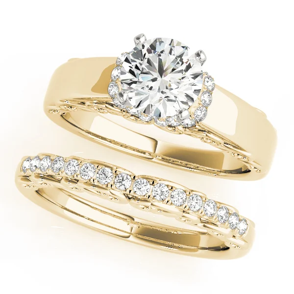 Vintage Filigree Halo Engagement Ring - Image 6