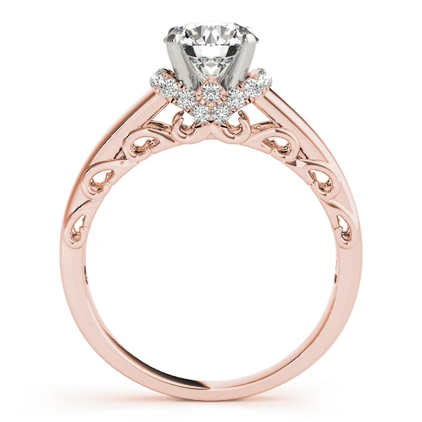 Vintage Filigree Halo Engagement Ring - Image 8