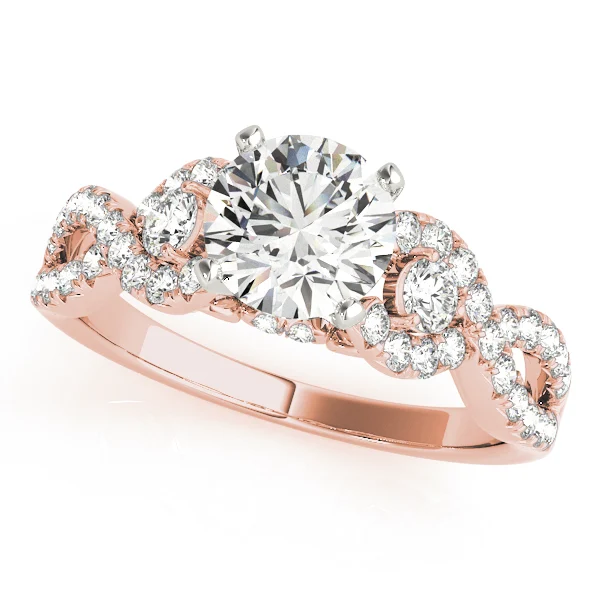Twisting Diamond Engagement Ring - Image 7