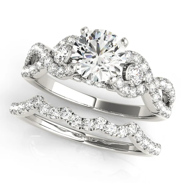 Twisting Diamond Engagement Ring - Image 3