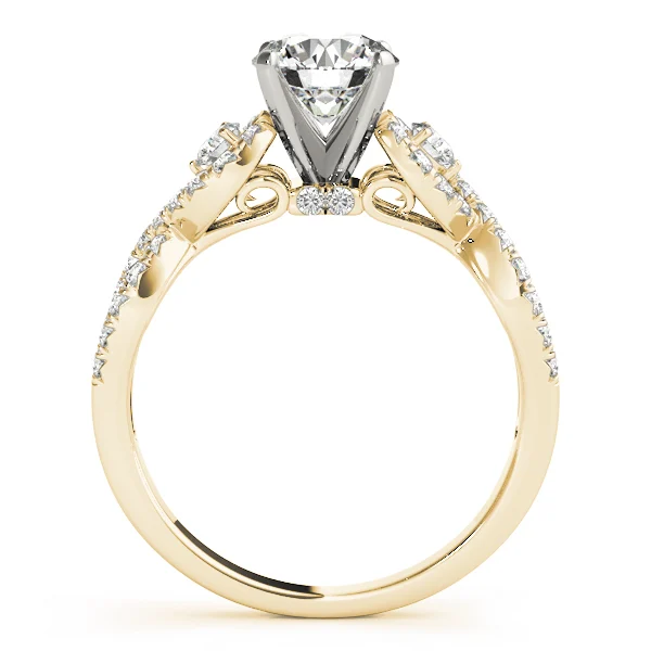 Twisting Diamond Engagement Ring - Image 5