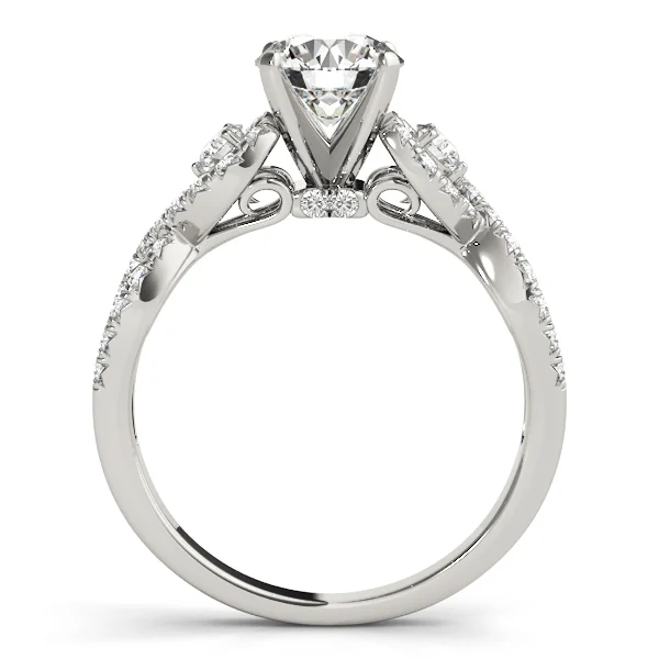Twisting Diamond Engagement Ring - Image 2