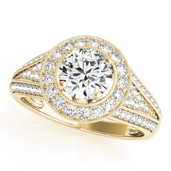 ENGAGEMENT RINGS HALO ROUND - Image 4