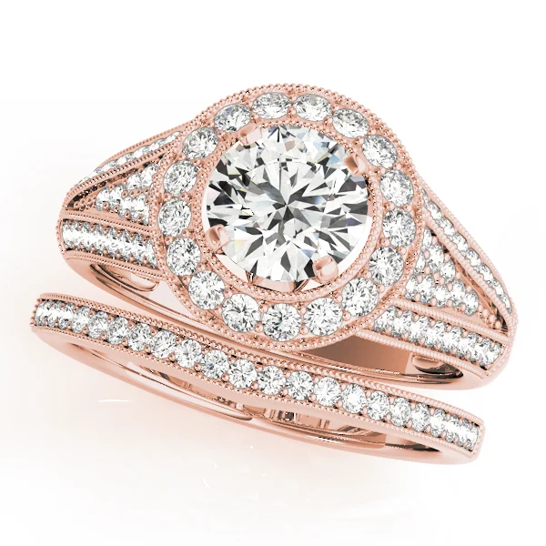 ENGAGEMENT RINGS HALO ROUND - Image 9