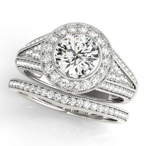 ENGAGEMENT RINGS HALO ROUND - Image 3