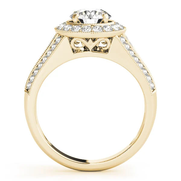 ENGAGEMENT RINGS HALO ROUND - Image 5