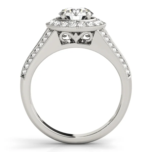 ENGAGEMENT RINGS HALO ROUND - Image 2