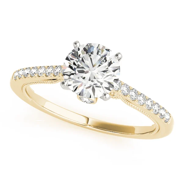 Single Row New Bridal Engagement Rings - Image 4
