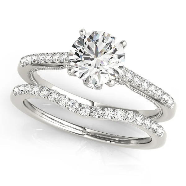Single Row New Bridal Engagement Rings - Image 3