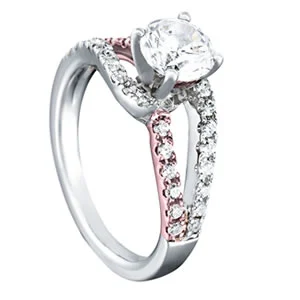 Bypass Split Shank Engagement Ring - Image 4
