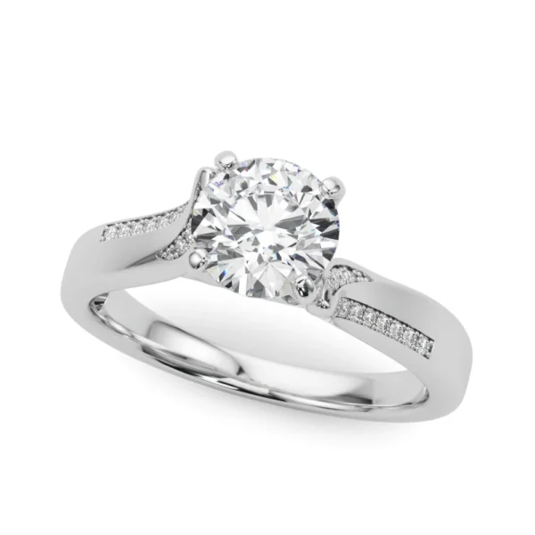 Solitaire Cathedral Engagement Rings