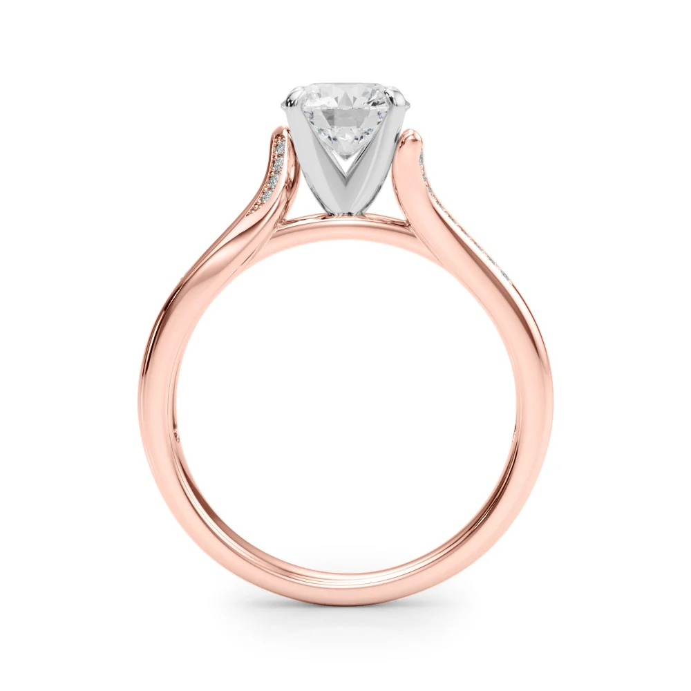 Solitaire Cathedral Engagement Rings - Image 12