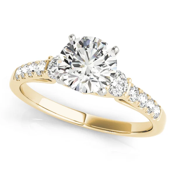 Single Row Engagement Ring - Image 4